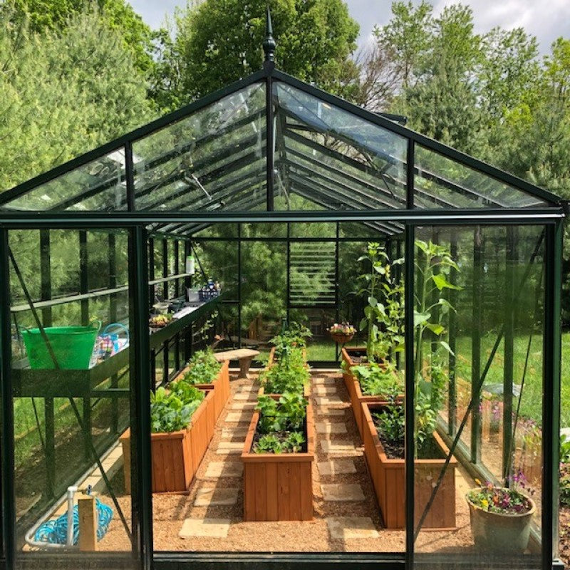 Janssens | 10x20x9 ft Royal Victorian VI 36 Medium Glass Greenhouse Kit With 4mm Tempered Glass Glazing
