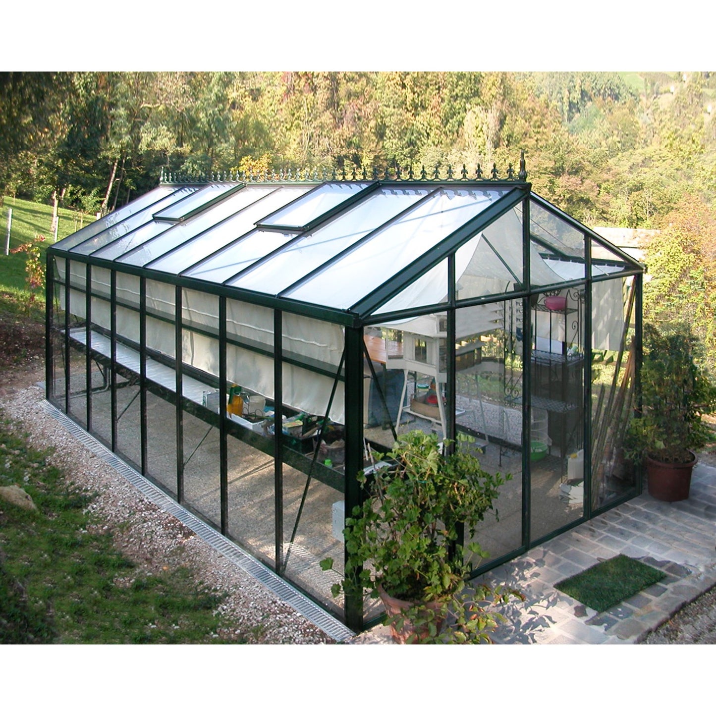 Janssens | 10x20x9 ft Royal Victorian VI 36 Medium Glass Greenhouse Kit With 4mm Tempered Glass Glazing