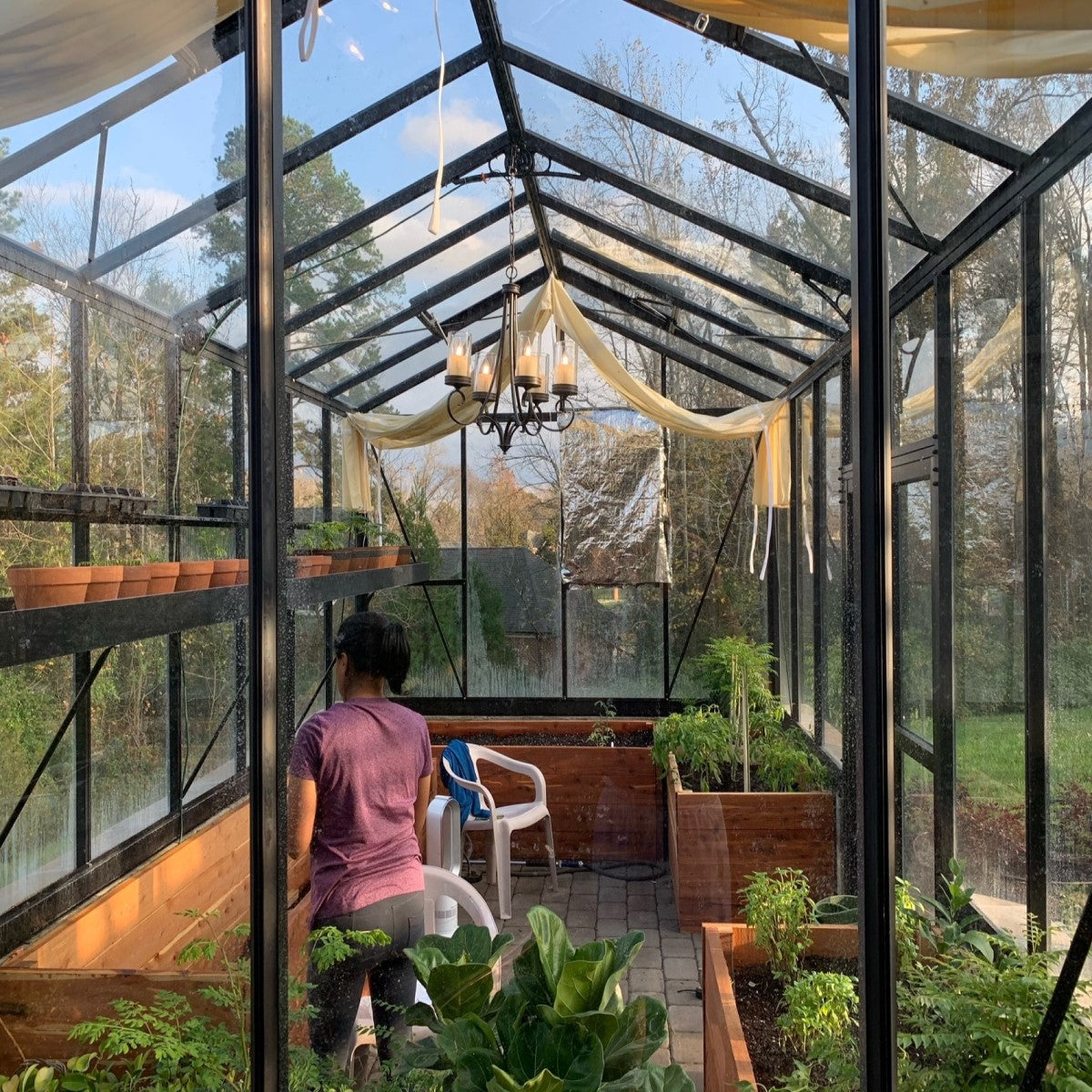 Janssens | 12.5x20x9 ft Royal Victorian VI 46 Large Glass Greenhouse Kit With 4mm Tempered Glass Glazing