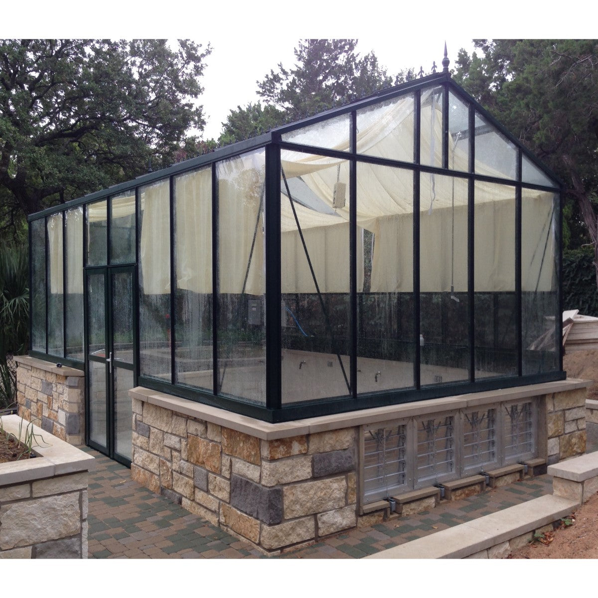 Janssens | 12.5x20x9 ft Royal Victorian VI 46 Large Glass Greenhouse Kit With 4mm Tempered Glass Glazing
