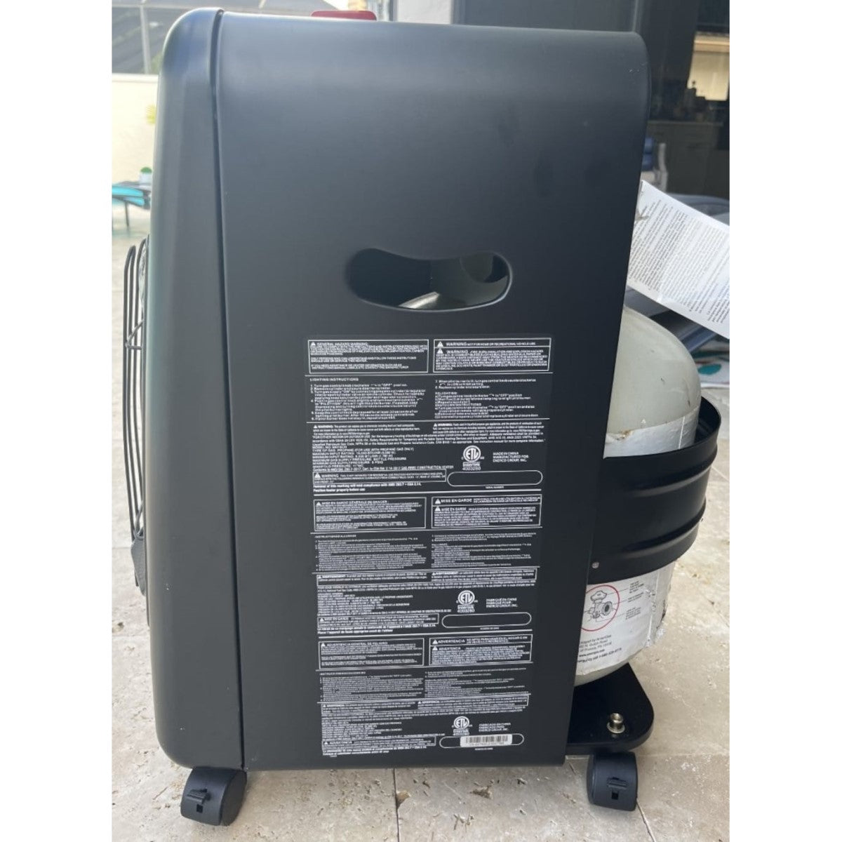 Riverstone | Outdoor Patio Portable Propane Radiant Heater - 450 sq ft