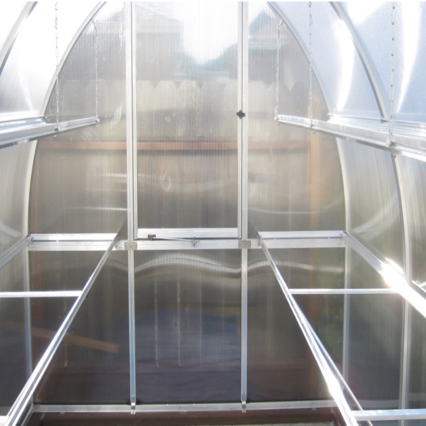 Hoklartherm | 9ft 8in x 10ft 6in x 7ft 7in Riga 3 Hobby Greenhouse Kit With 8mm Twin-wall Polycarbonate Glazing