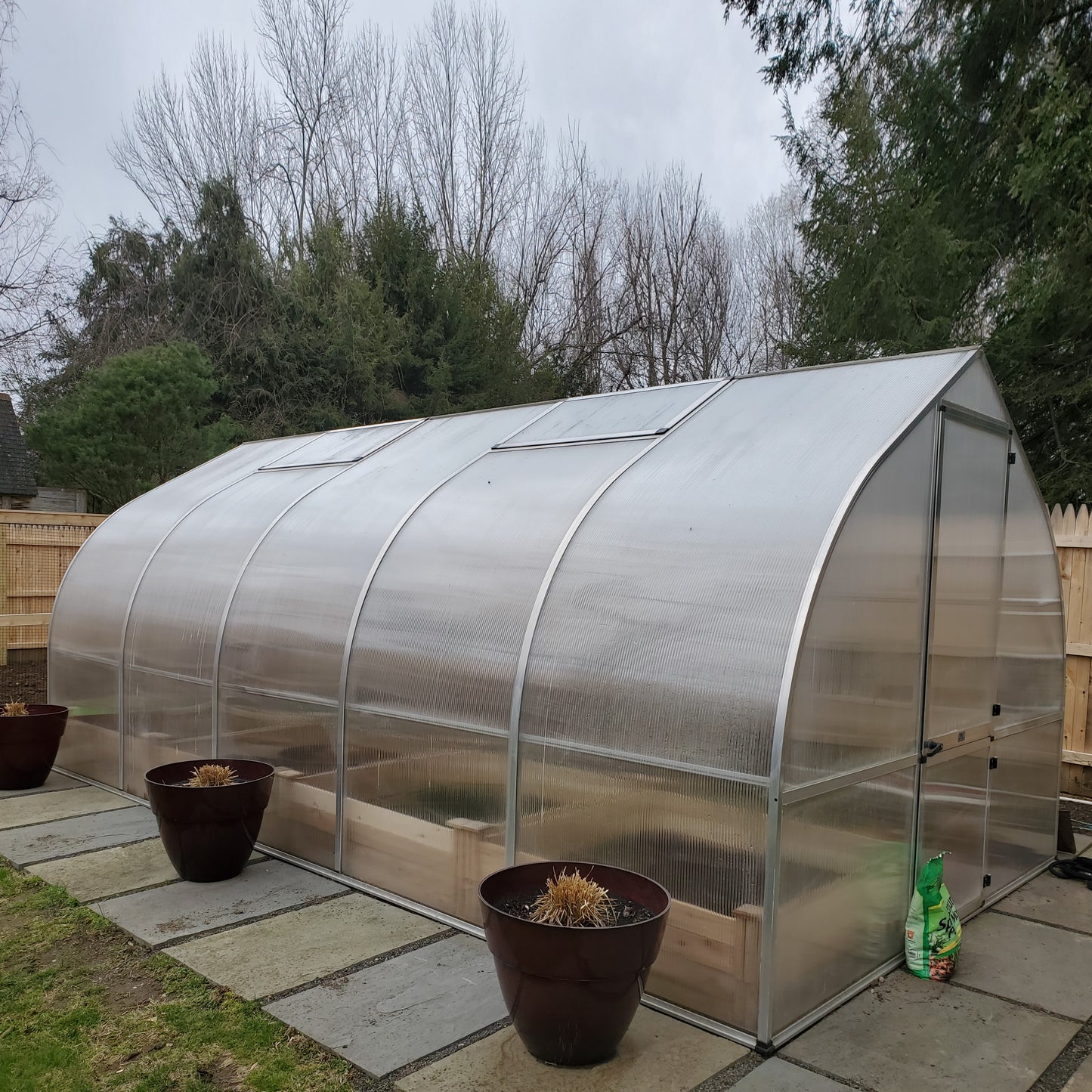 Hoklartherm | 9ft 8in x 17ft 6in x 7ft 7in Riga 5 Hobby Greenhouse Kit With 8mm Twin-wall Polycarbonate Glazing