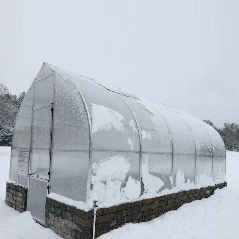 Hoklartherm | 9ft 8in x 17ft 6in x 7ft 7in Riga 5 Hobby Greenhouse Kit With 8mm Twin-wall Polycarbonate Glazing