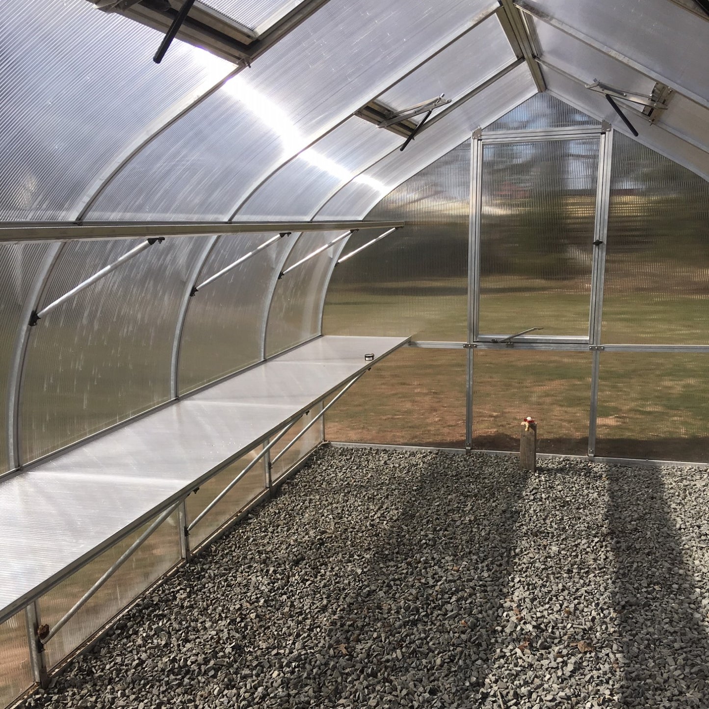 Hoklartherm | 9ft 8in x 17ft 6in x 7ft 7in Riga 5 Hobby Greenhouse Kit With 8mm Twin-wall Polycarbonate Glazing