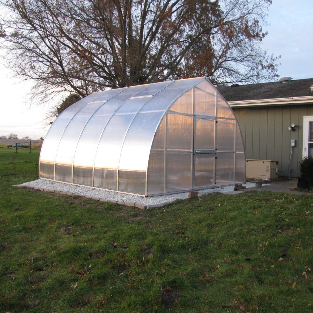 Hoklartherm | 14ft x 16ft 5in x 9ft 10in Riga XL5 Professional Greenhouse Kit With 16mm Triple-wall Polycarbonate Glazing