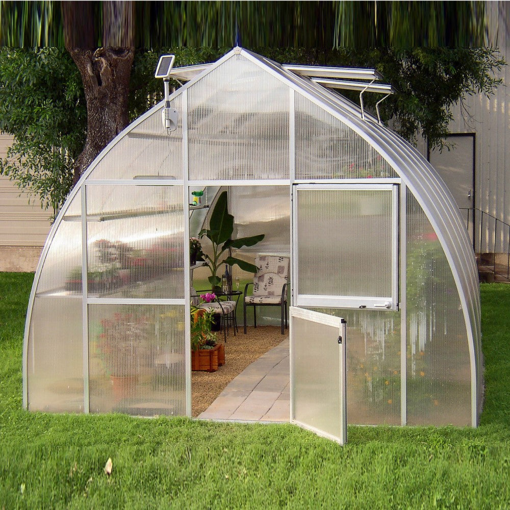 Hoklartherm | 14ft x 16ft 5in x 9ft 10in Riga XL5 Professional Greenhouse Kit With 16mm Triple-wall Polycarbonate Glazing
