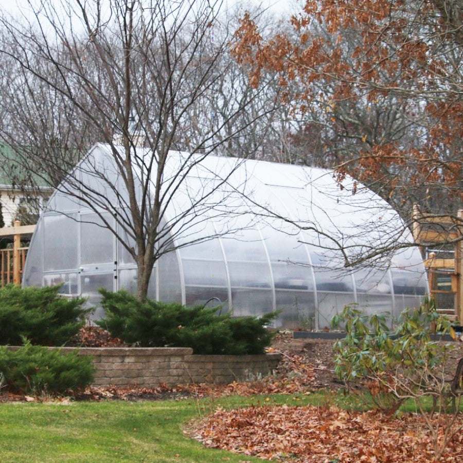 Hoklartherm | 14ft x 19ft 10in x 9ft 10in Riga XL6 Professional Greenhouse Kit With 16mm Triple-wall Polycarbonate Glazing