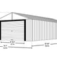 Arrow Metal Garage Kit Arrow | Murryhill 14x21 ft. Garage, Steel Storage Building, Prefab Storage Shed BGR1421FG