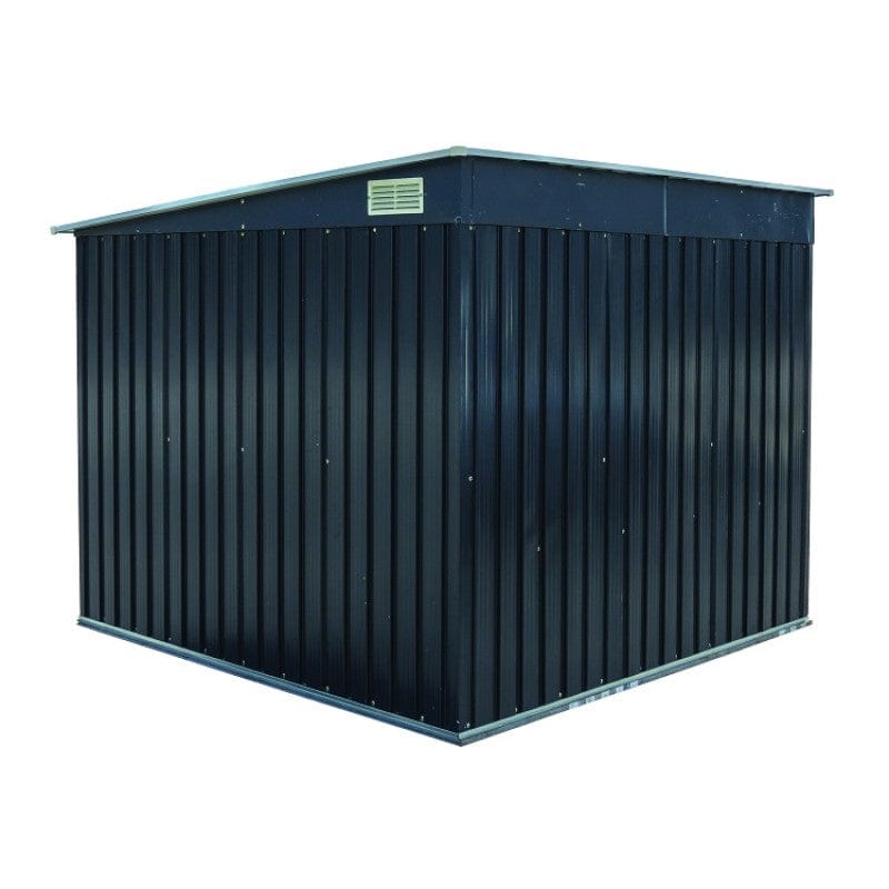 Duramax Bike Shed Kit without Foundation DuraMax | Bicycle Storage Shed Anthracite with White Trim | Western States 73051_CA
