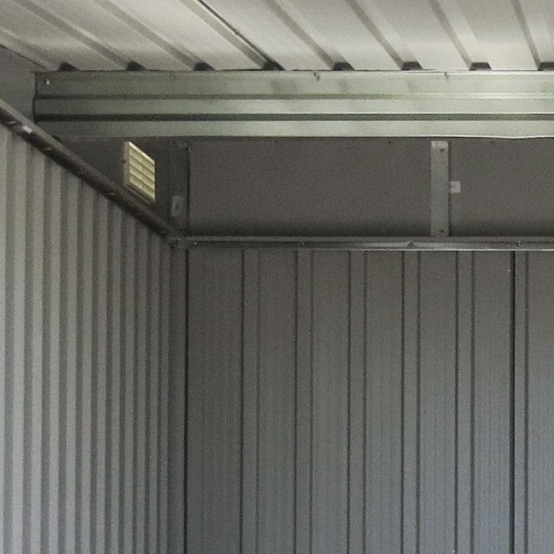 Duramax Bike Shed Kit without Foundation DuraMax | Bicycle Storage Shed Anthracite with White Trim | Western States 73051_CA