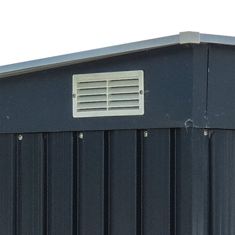 Duramax Bike Shed Kit without Foundation DuraMax | Bicycle Storage Shed Anthracite with White Trim | Western States 73051_CA