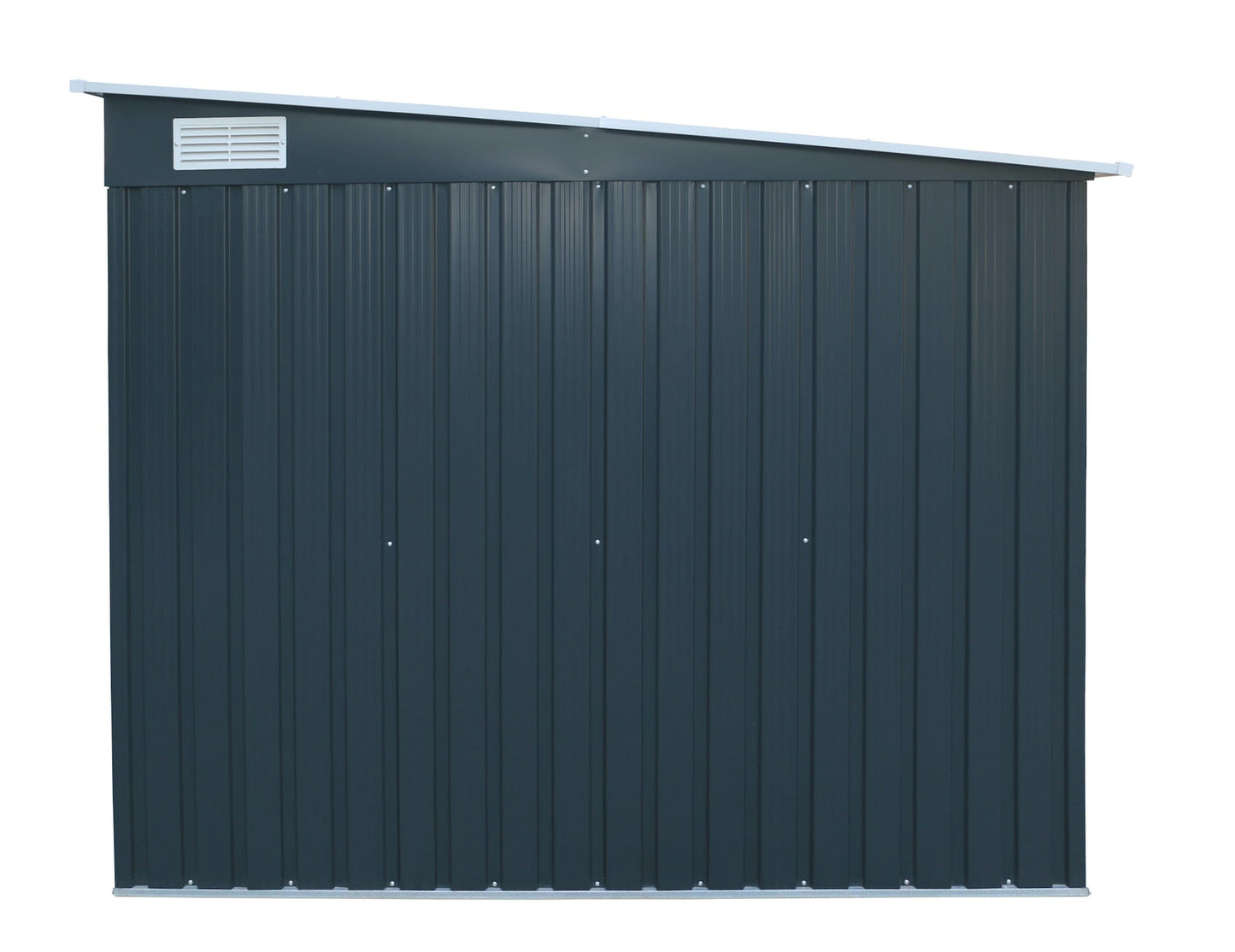 Duramax Bike Shed Kit without Foundation DuraMax | Bicycle Storage Shed Anthracite with White Trim | Western States 73051_CA
