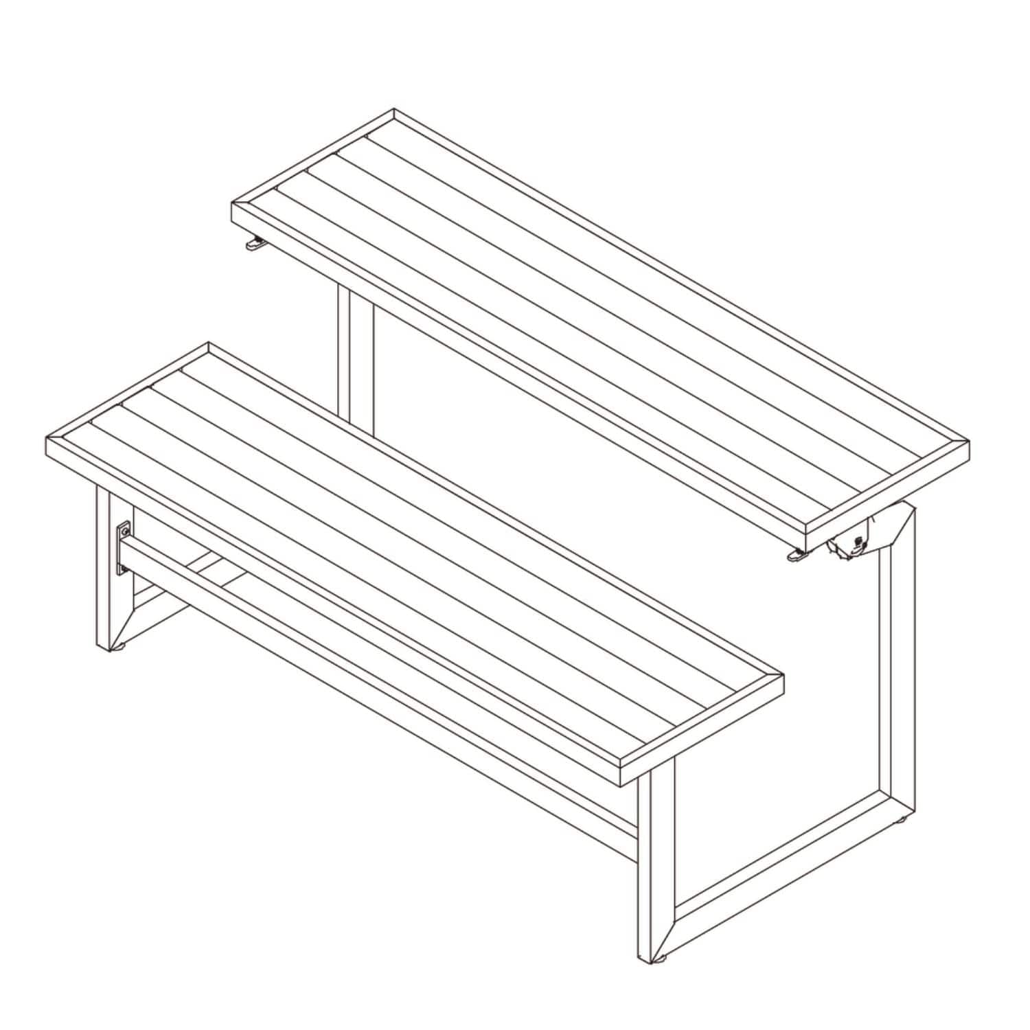 Duramax Furnitures DuraMax | Ashton Convertible Table / Bench 68070