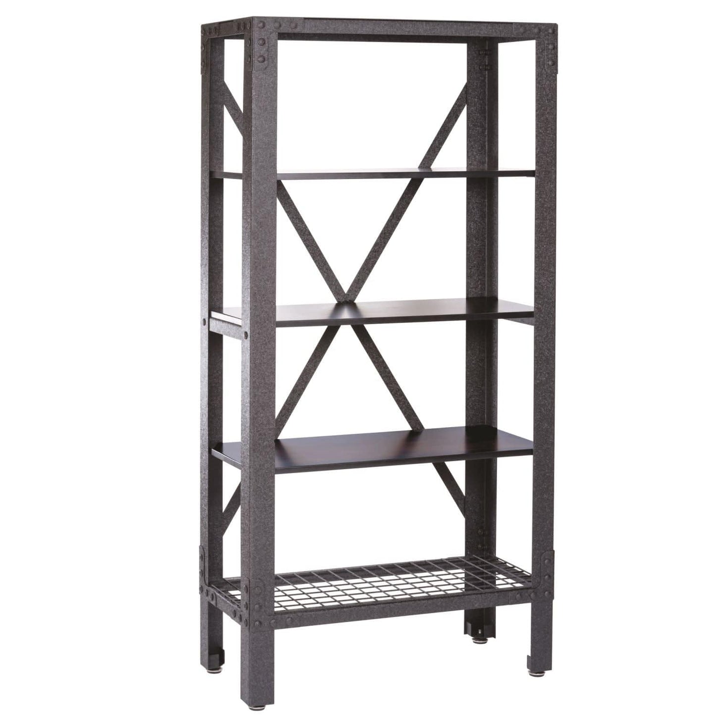 Duramax Furnitures DuraMax | Industrial Metal and Wood Storage Bookcase 68060