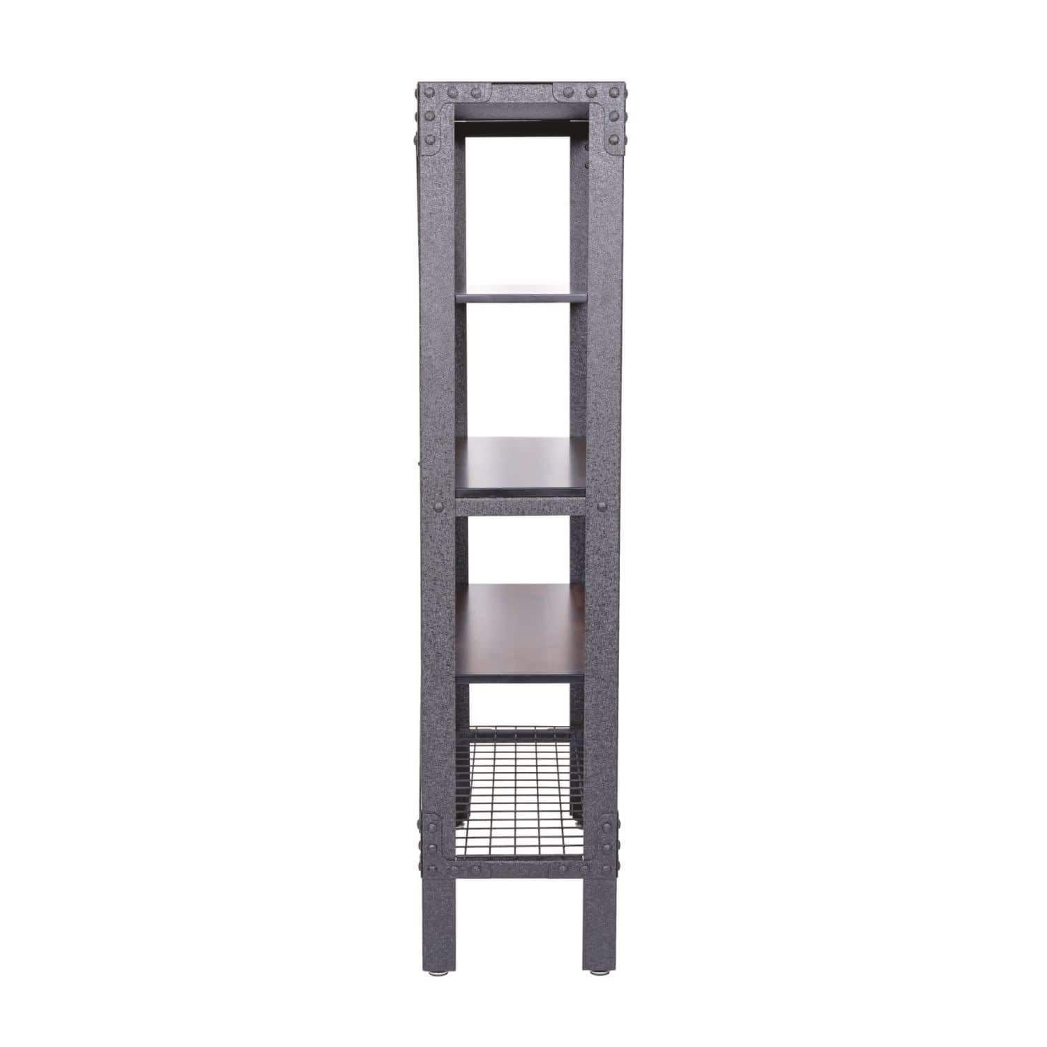 Duramax Furnitures DuraMax | Industrial Metal and Wood Storage Bookcase 68060