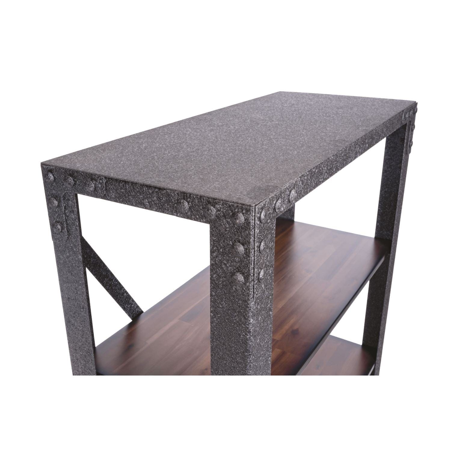 Duramax Furnitures DuraMax | Industrial Metal and Wood Storage Bookcase 68060