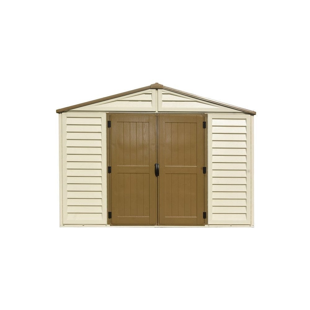Duramax Vinyl Storage Shed Kit with Foundation DuraMax | Vinyl Storage Shed Woodbridge Plus 10.5' x 13' x 6' with Foundation | Eastern States 40234_NJ