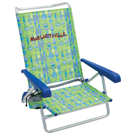 Margaritaville Beach Chair Margaritaville | 5-Position Beach Chair - Green Fish SC196MV-503-1