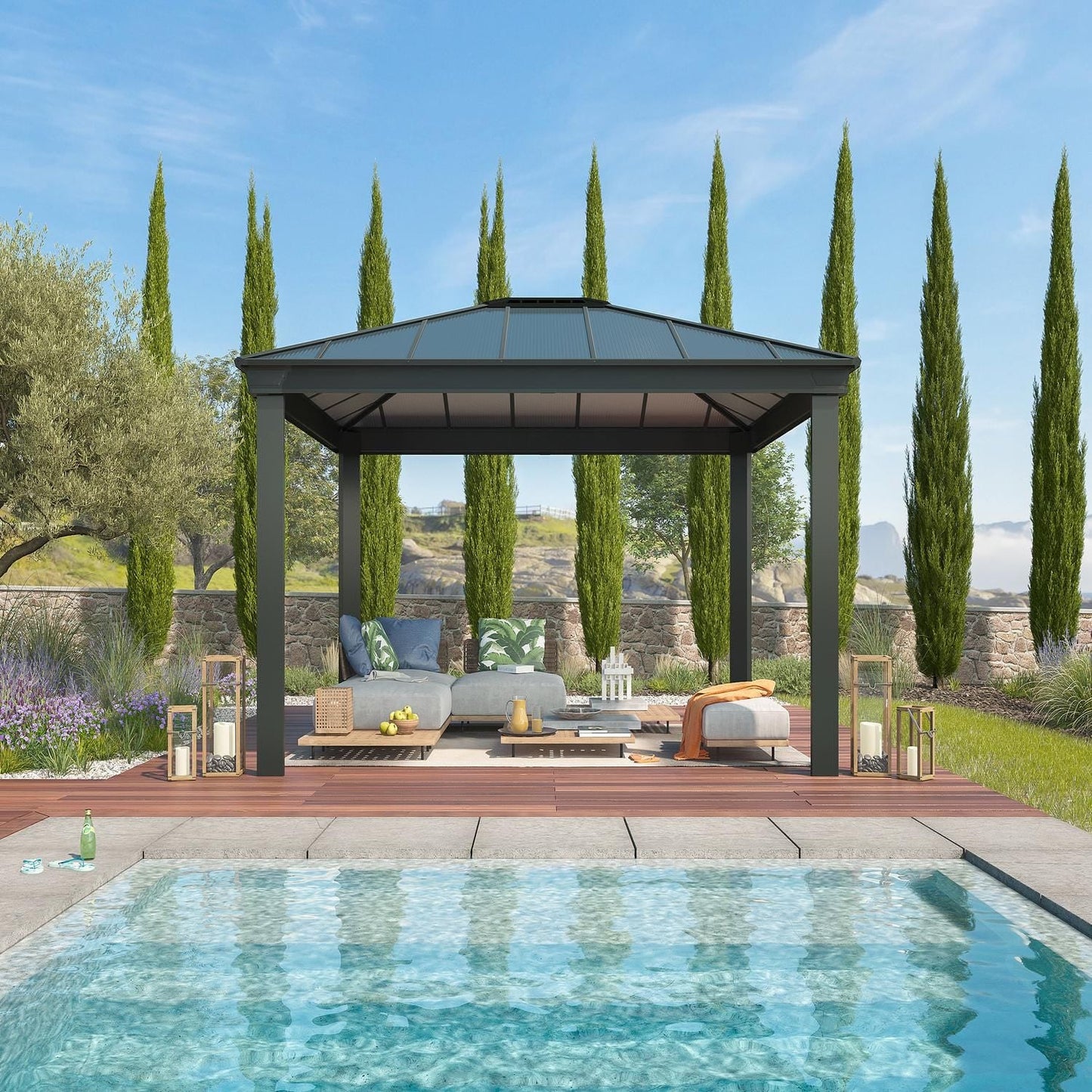 Palram - Canopia Gazebos Palram - Canopia | Dallas 4300 14x12 ft Gazebo HG9142