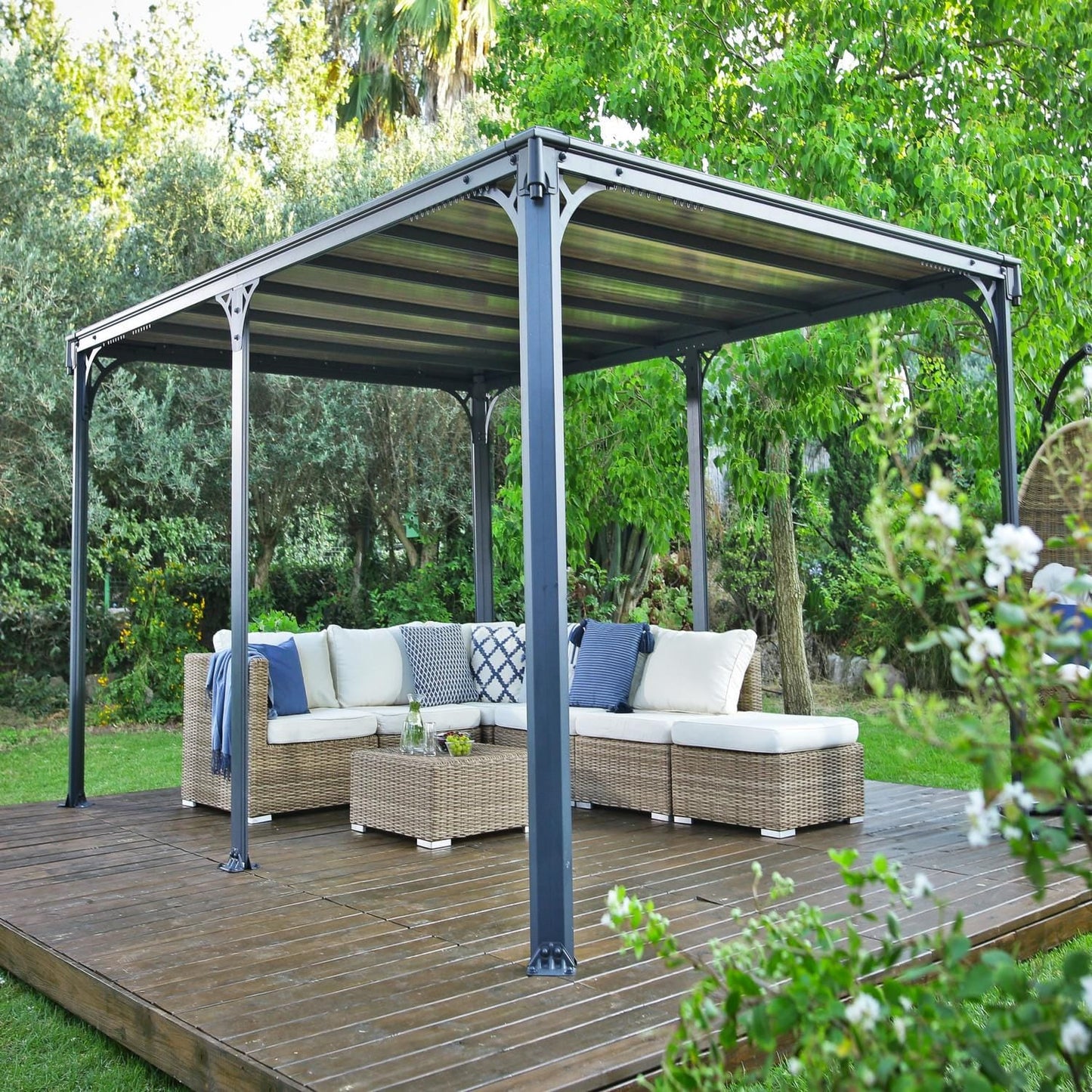 Palram - Canopia Gazebos Palram - Canopia | Milano 4300 10x14 ft Gazebo HG9173