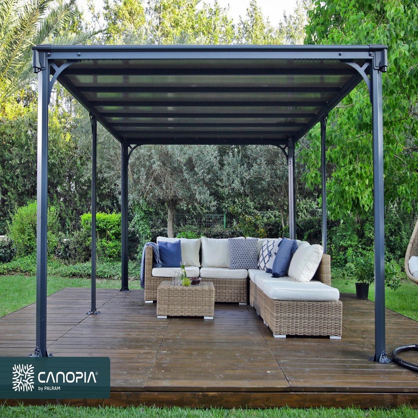 Palram - Canopia Gazebos Palram - Canopia | Milano 4300 10x14 ft Gazebo HG9173