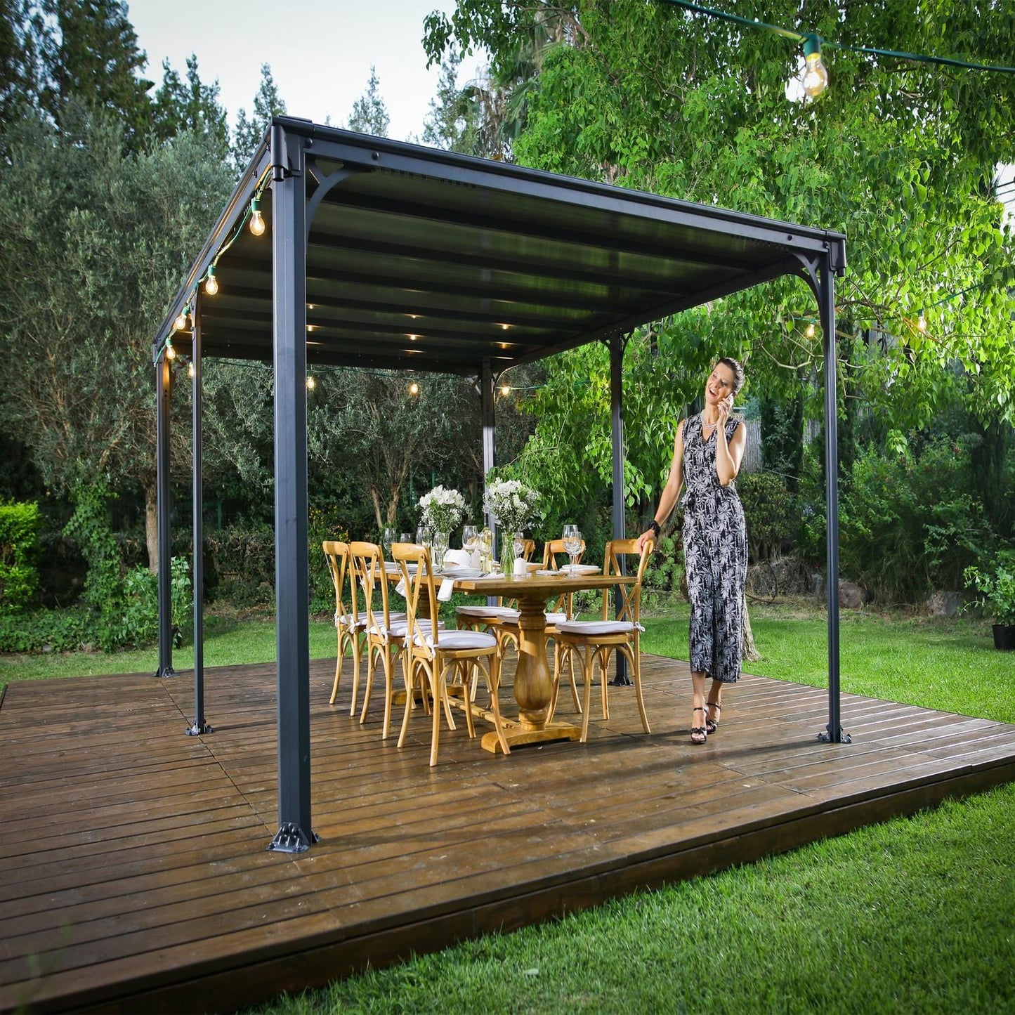 Palram - Canopia Gazebos Palram - Canopia | Milano 4300 10x14 ft Gazebo HG9173