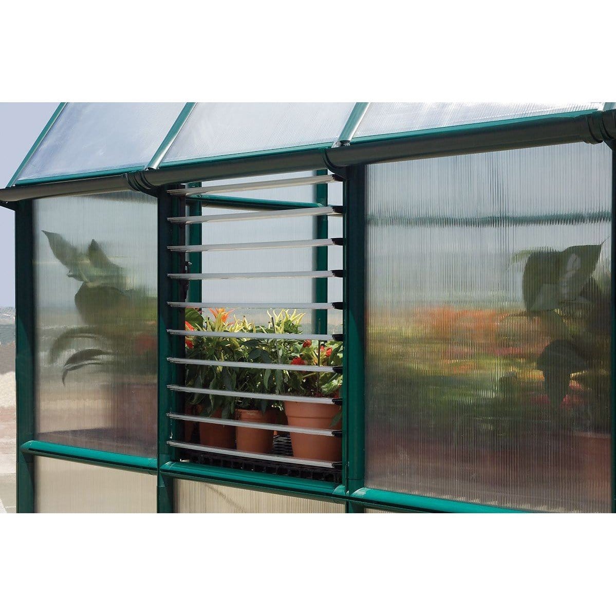Palram - Canopia Rion Side Louver Greenhouse Window - mygreenhousestore.com