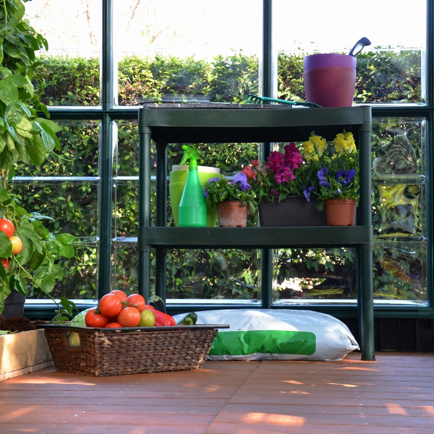 Palram - Canopia Two-Tier Work Bench - mygreenhousestore.com