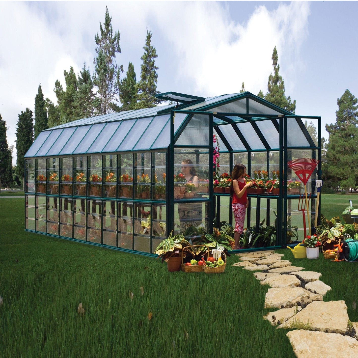Palram - Canopia Grand Gardener Greenhouse - Clear - mygreenhousestore.com