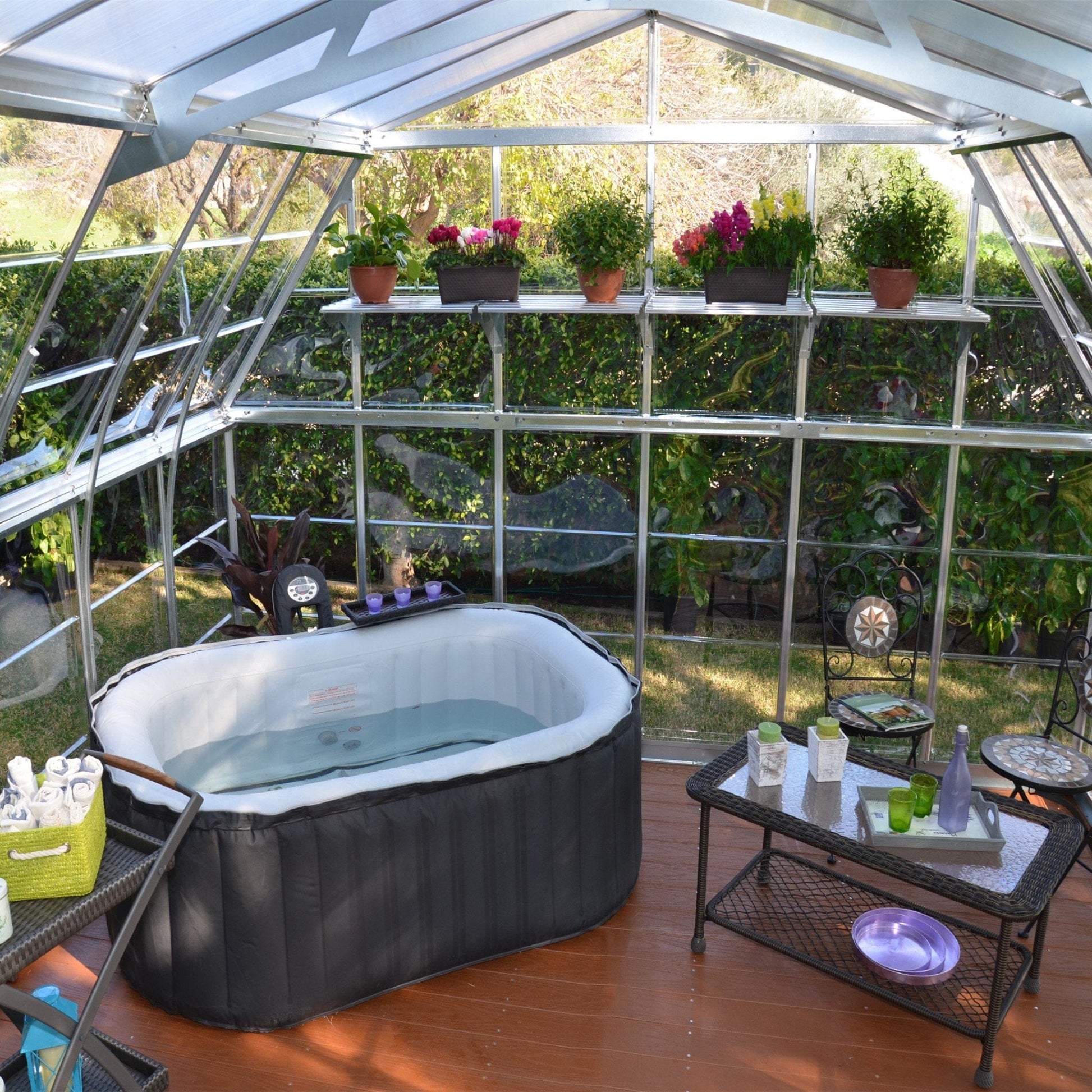 Palram - Canopia Americana 12' x 12' Greenhouse - mygreenhousestore.com