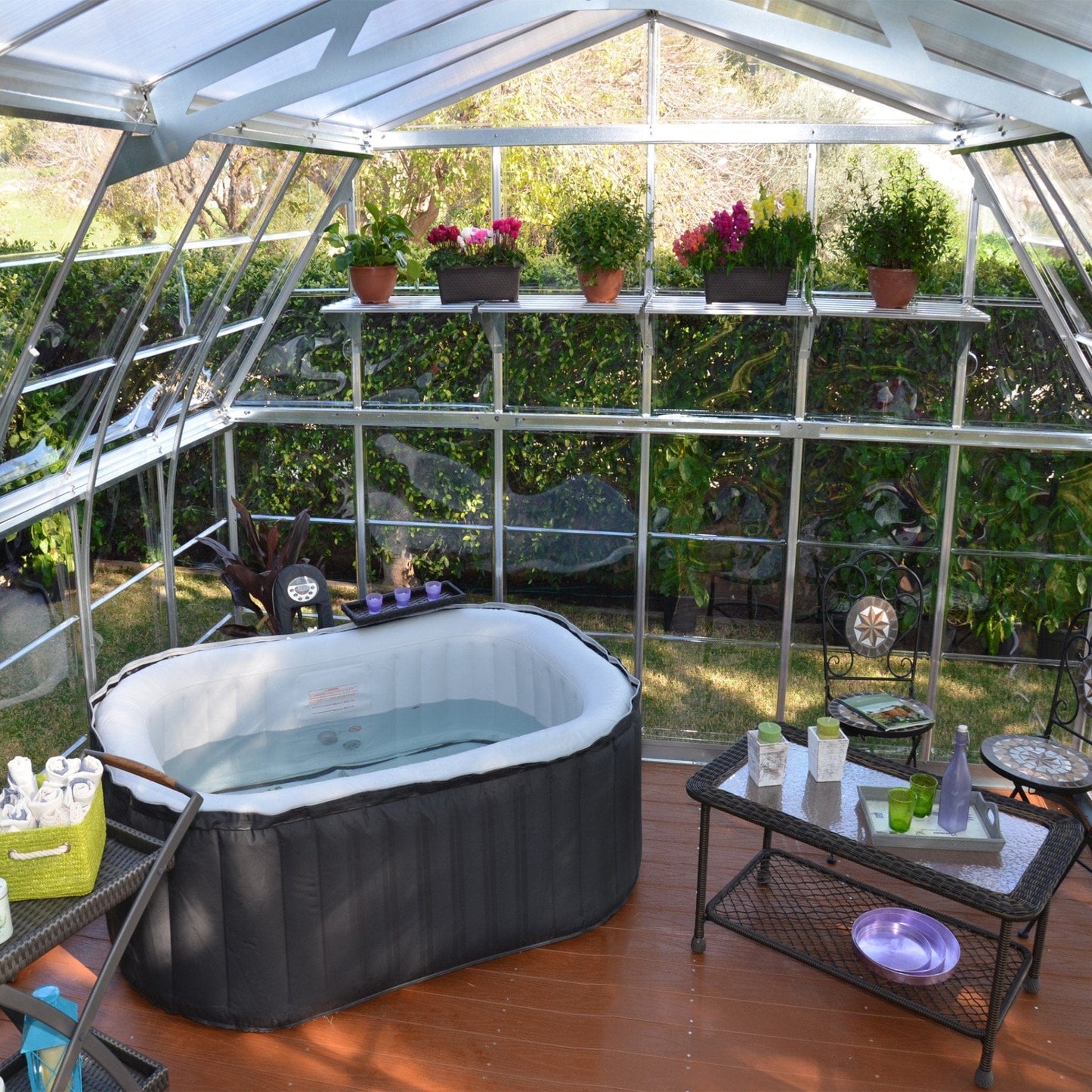 Palram - Canopia Americana 12' x 12' Greenhouse - mygreenhousestore.com