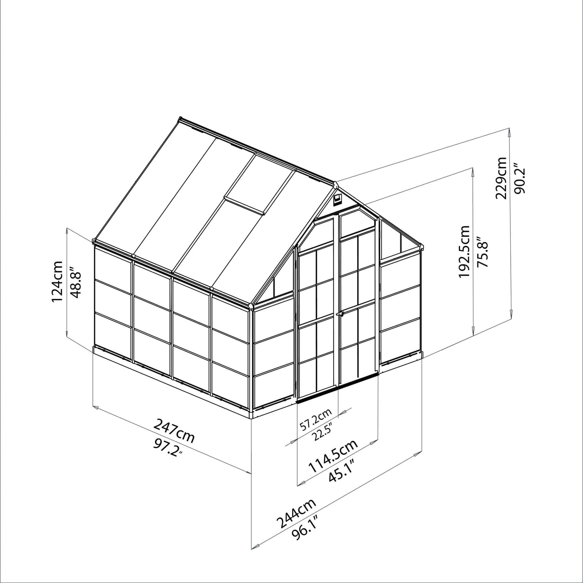 Palram - Canopia Balance Greenhouse - mygreenhousestore.com