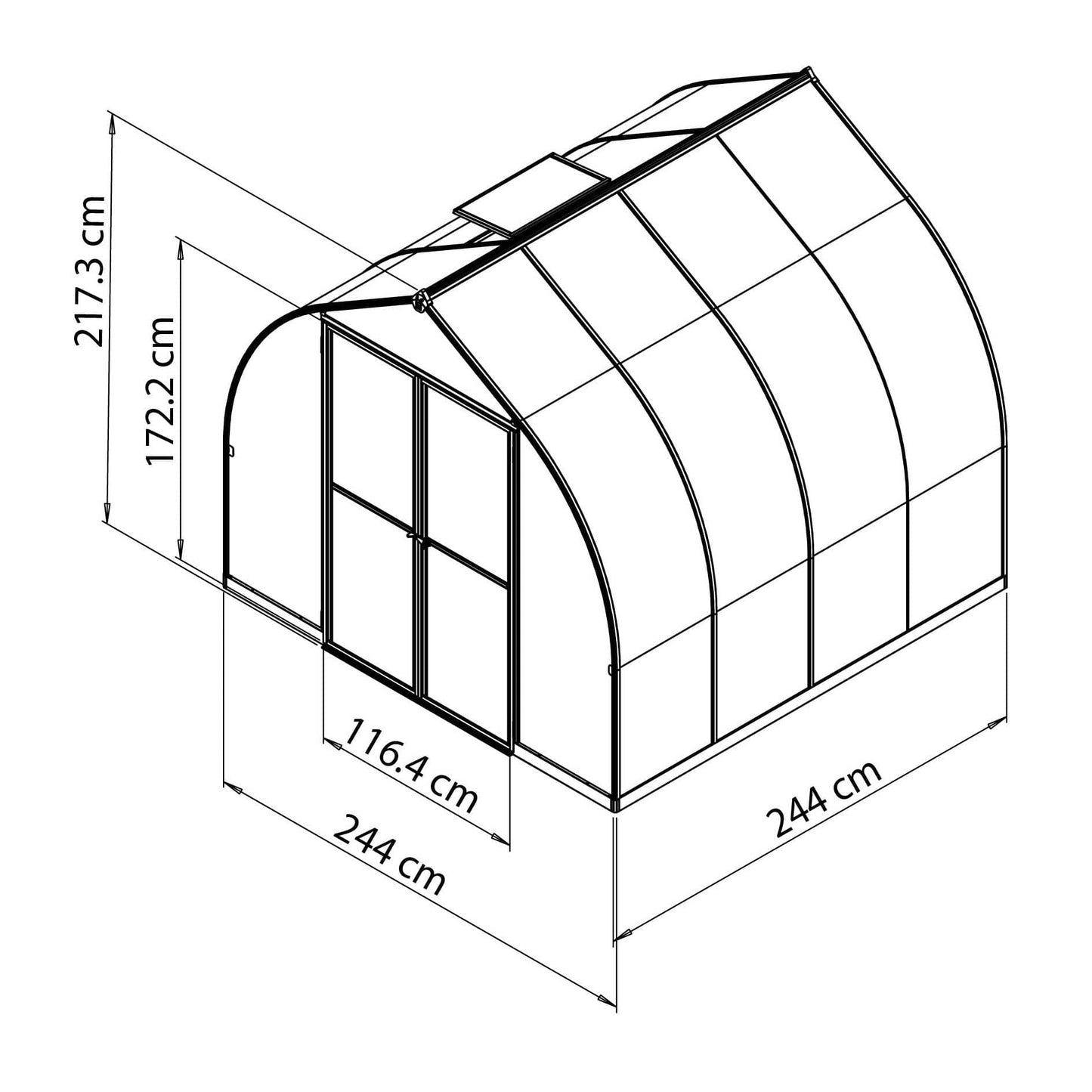 Palram - Canopia-Bella-Greenhouse - mygreenhousestore.com