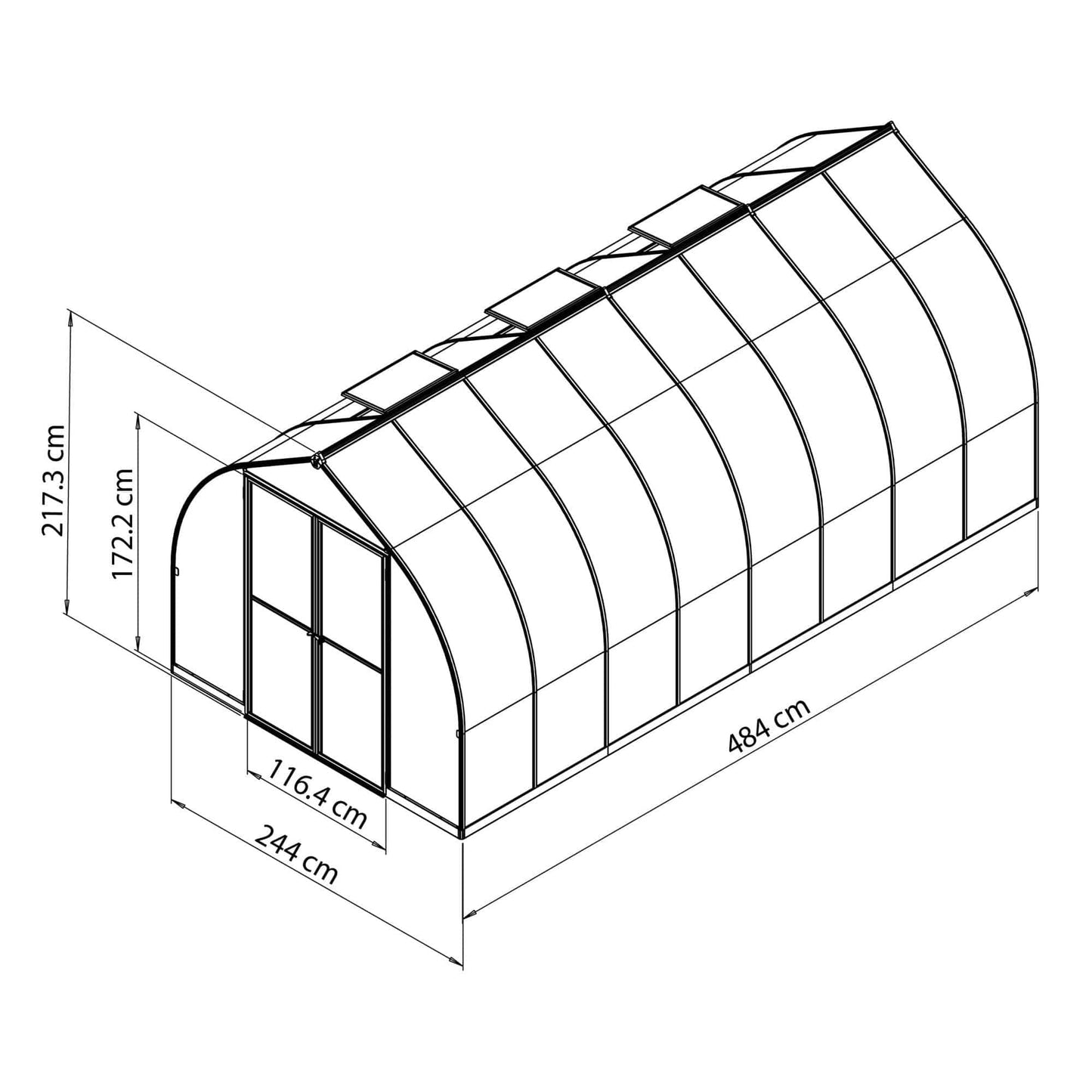 Palram - Canopia-Bella-Greenhouse - mygreenhousestore.com