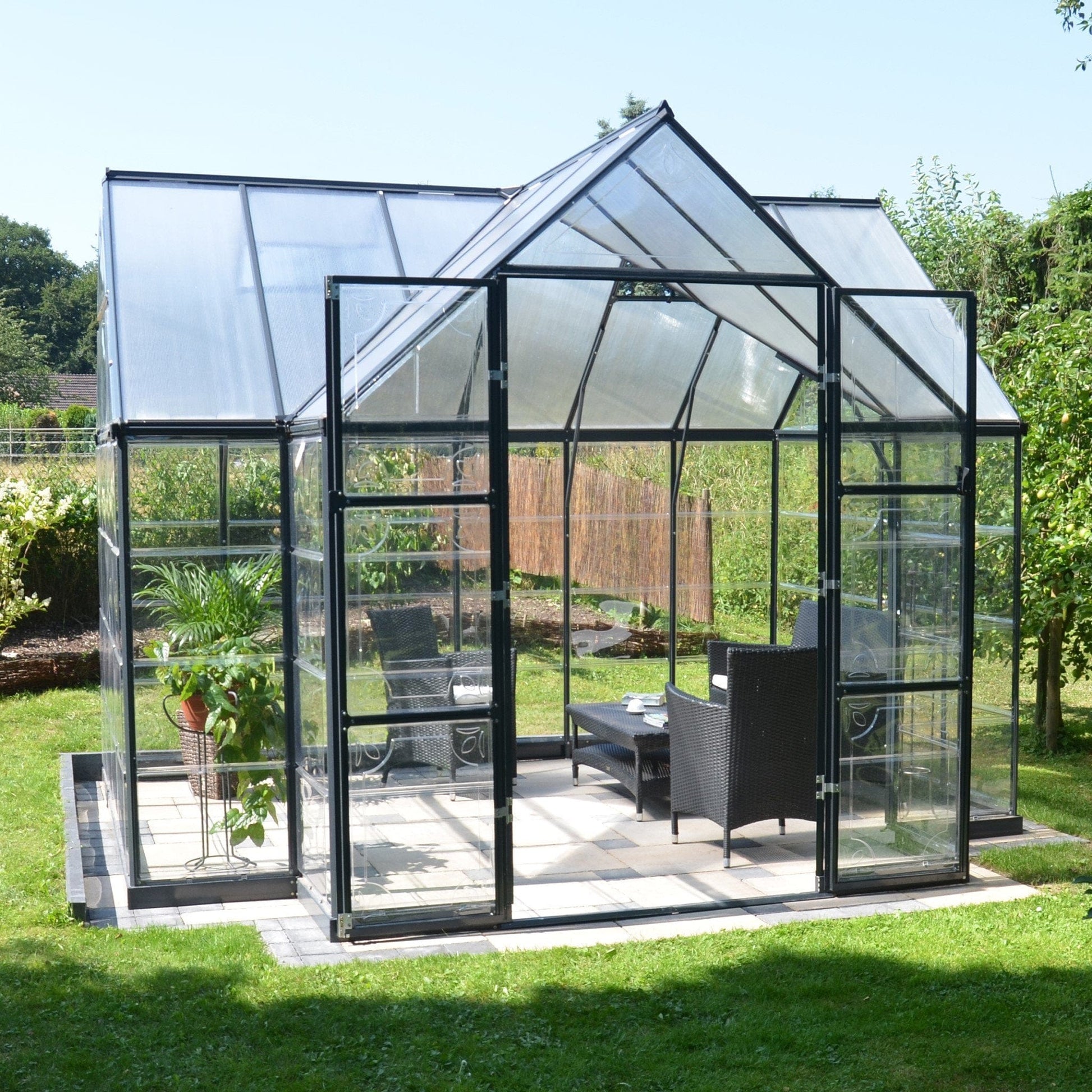 Palram - Canopia Chalet 12' x 10' Greenhouse - mygreenhousestore.com