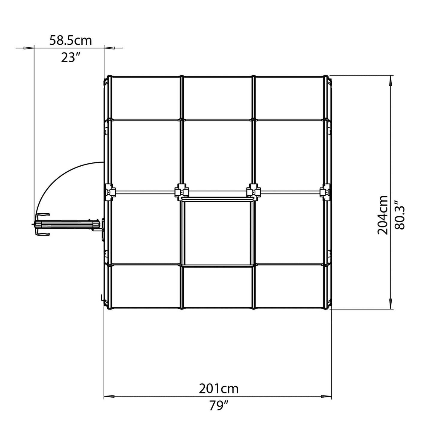 Palram - Canopia EcoGrow 2 Greenhouse - mygreenhousestore.com