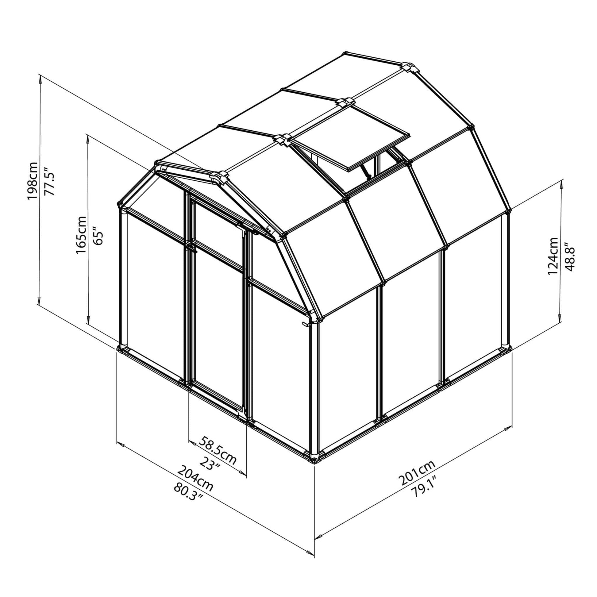 Palram - Canopia EcoGrow 2 Greenhouse - mygreenhousestore.com