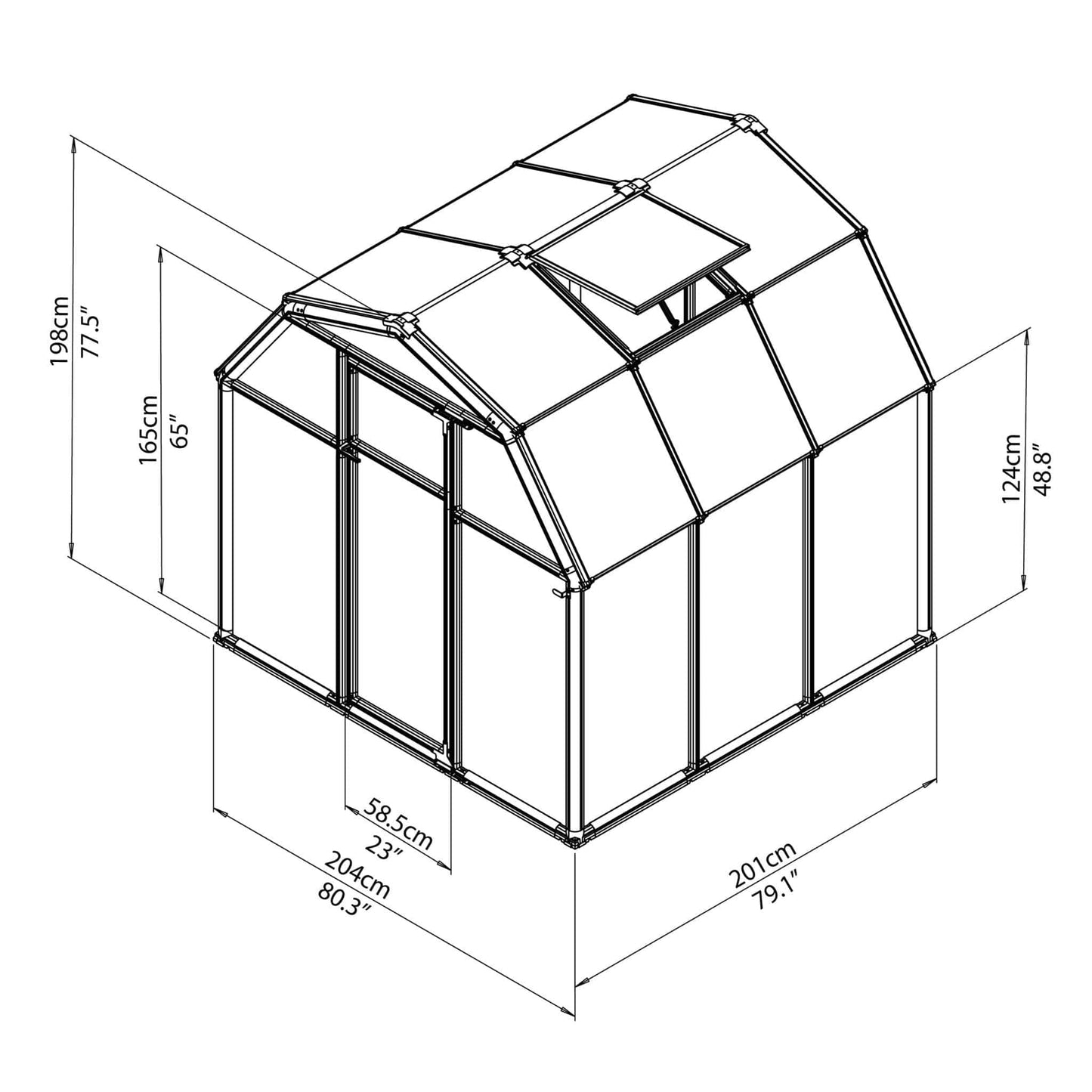 Palram - Canopia EcoGrow 2 Greenhouse - mygreenhousestore.com