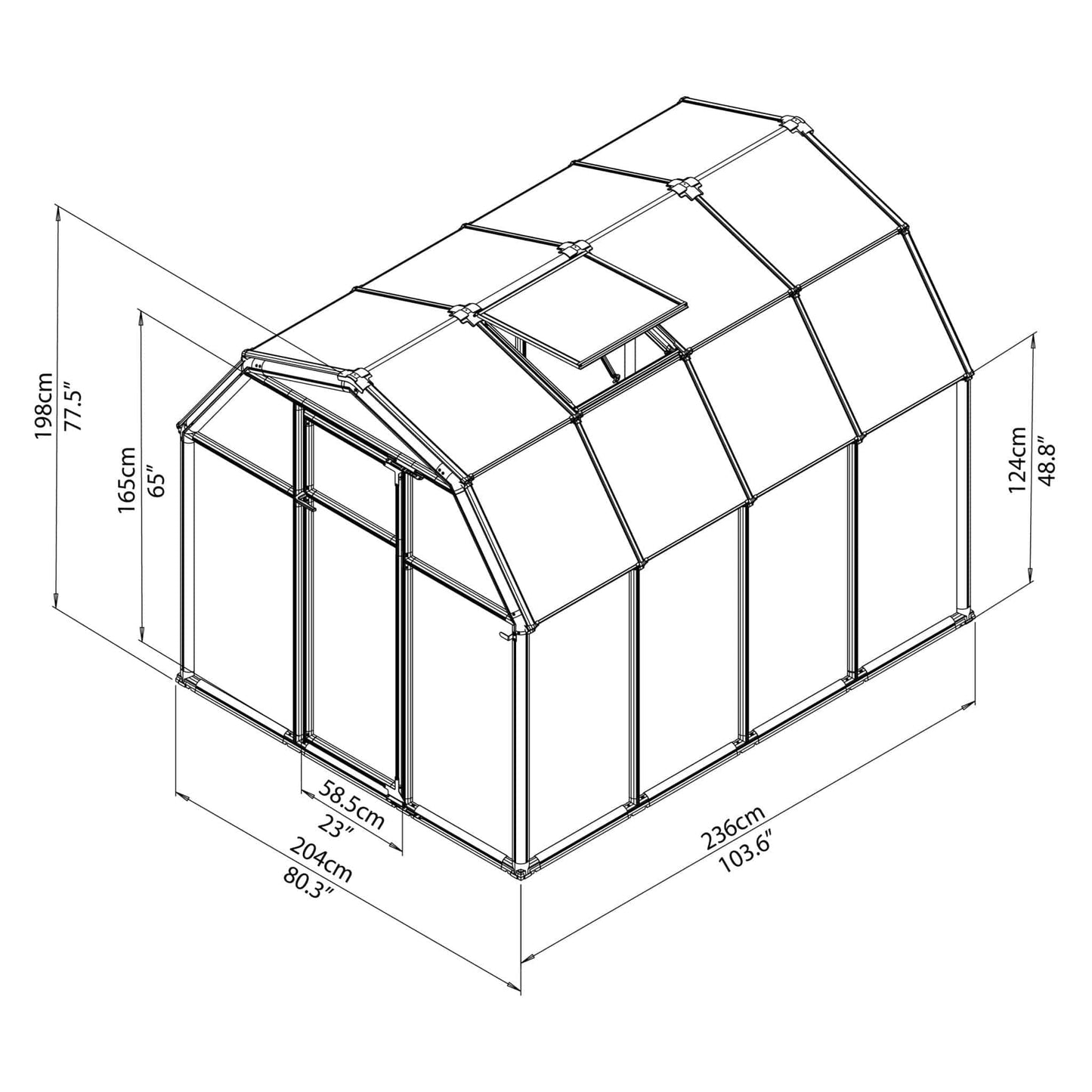 Palram - Canopia EcoGrow 2 Greenhouse - mygreenhousestore.com