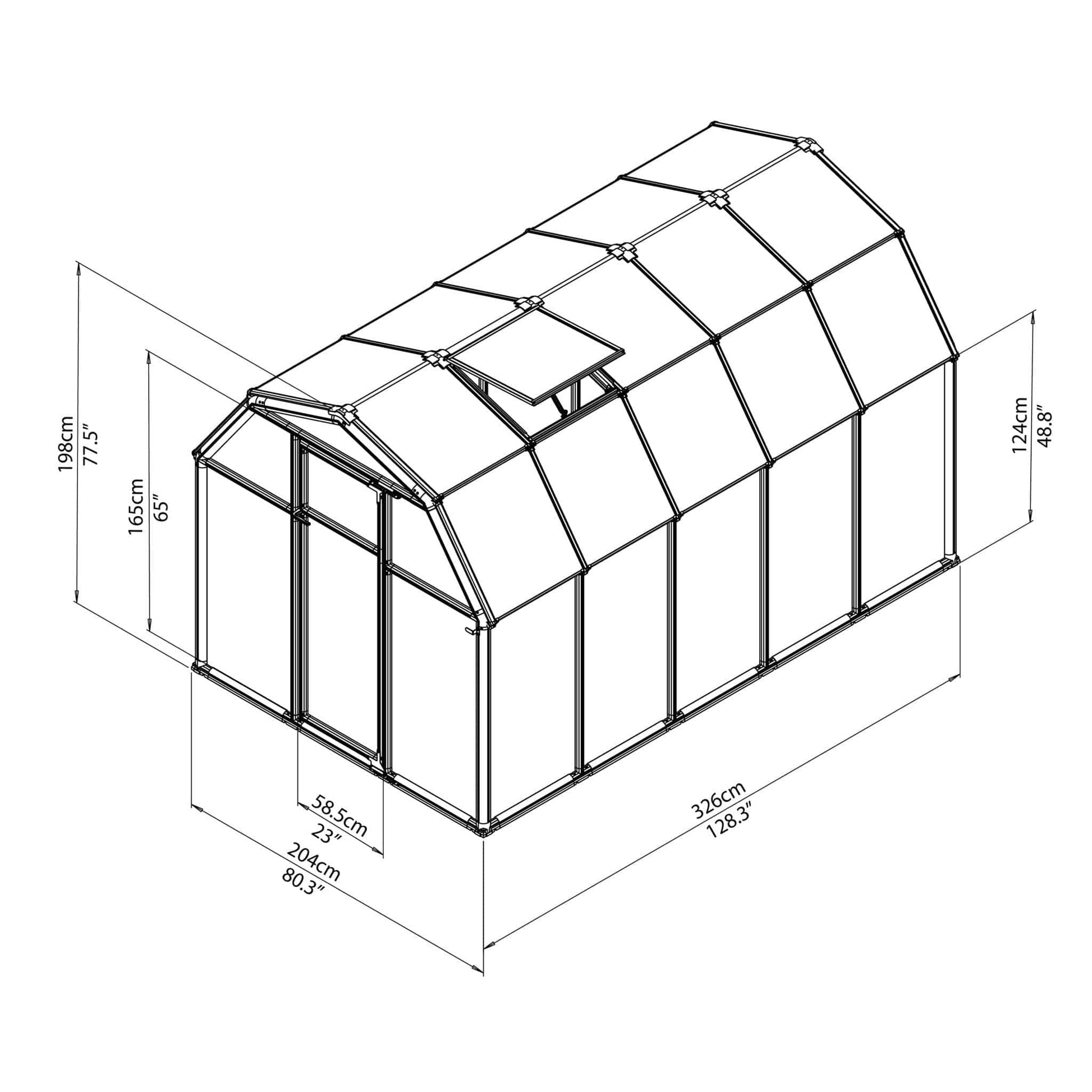Palram - Canopia EcoGrow 2 Greenhouse - mygreenhousestore.com