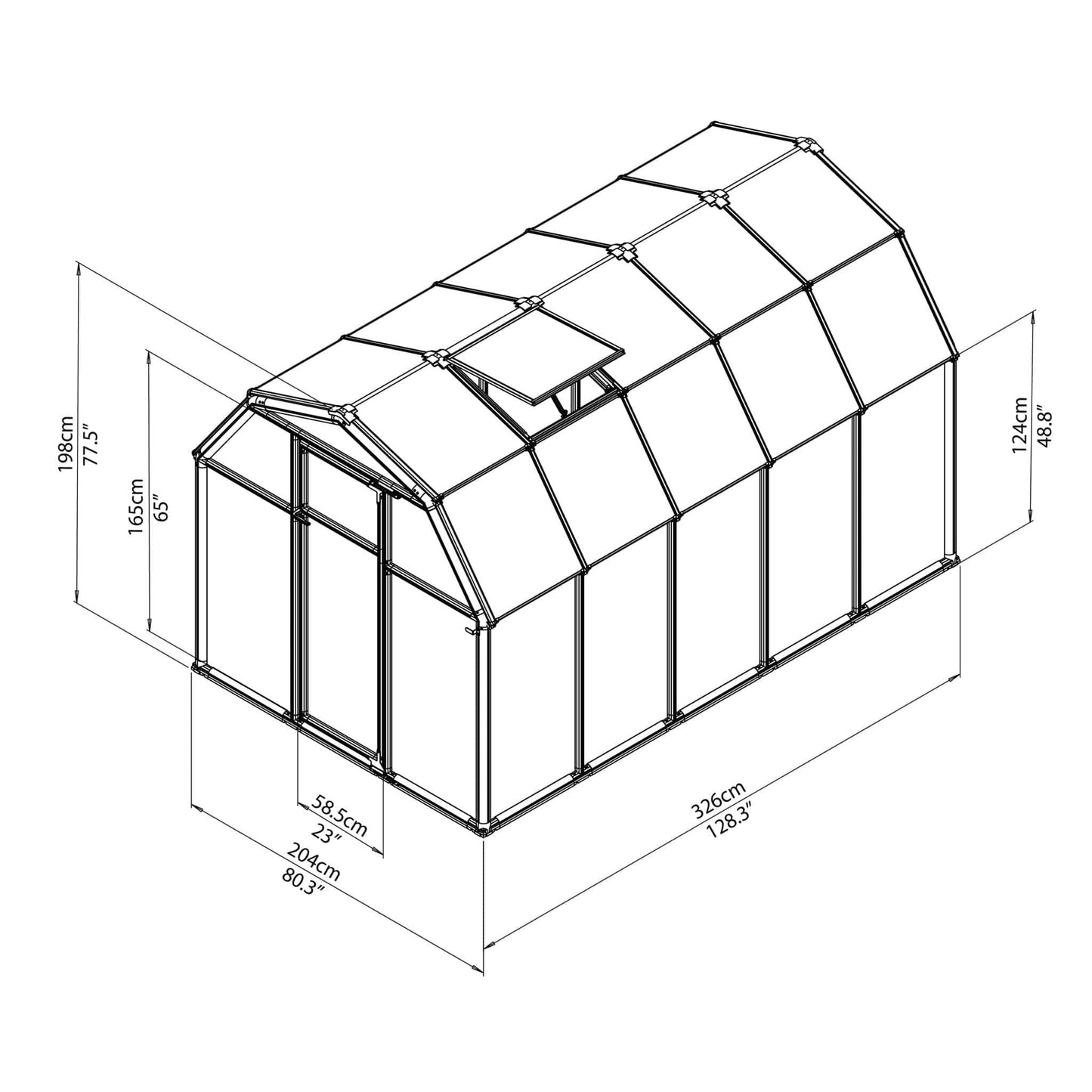 Palram - Canopia EcoGrow 2 Greenhouse - mygreenhousestore.com