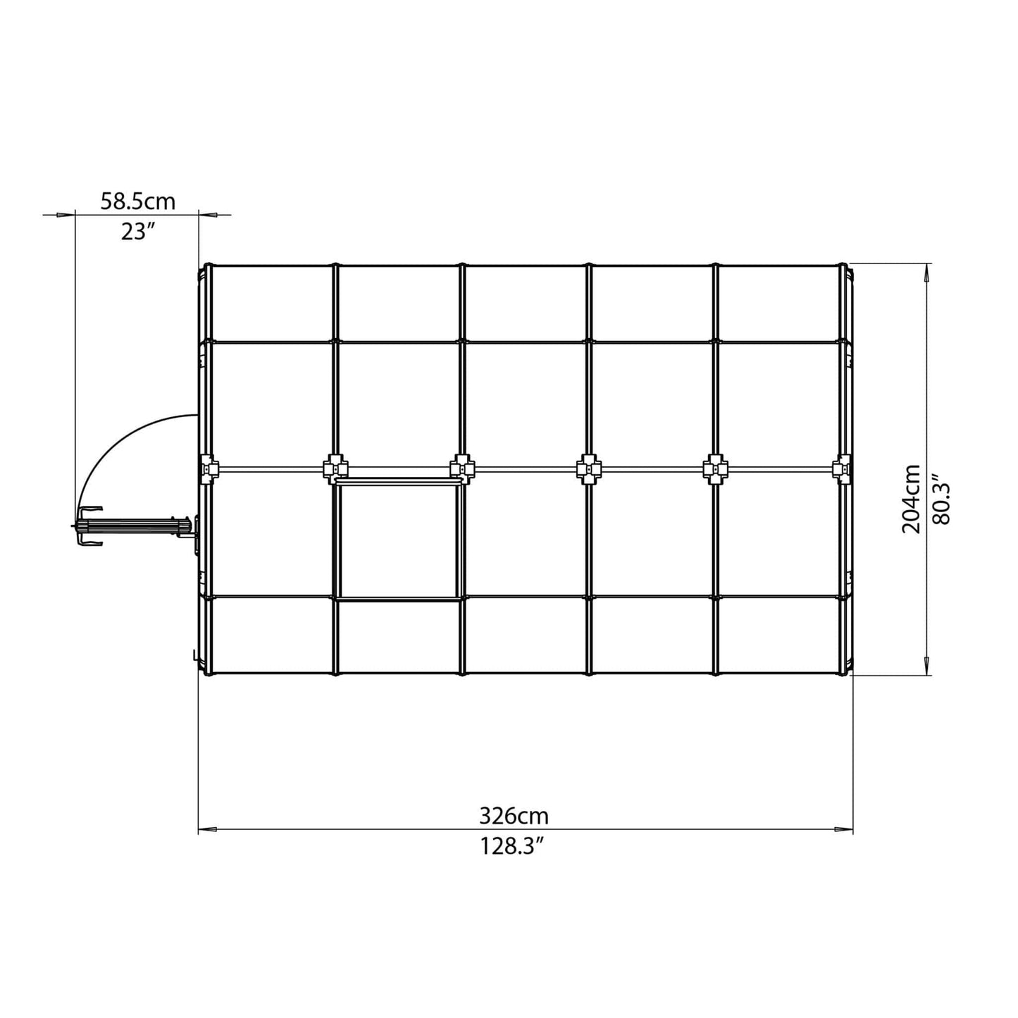 Palram - Canopia EcoGrow 2 Greenhouse - mygreenhousestore.com