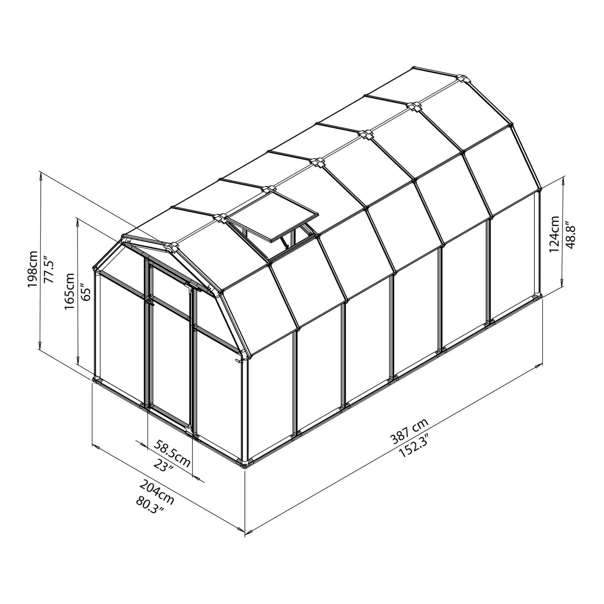 Palram - Canopia EcoGrow 2 Greenhouse - mygreenhousestore.com