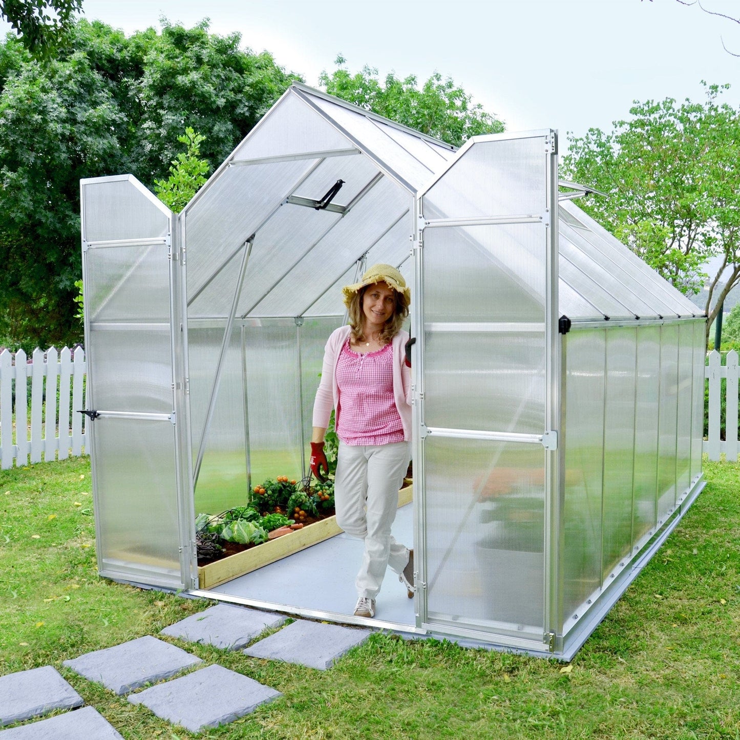 Palram - Canopia Essence 8' x 12' Greenhouse - mygreenhousestore.com