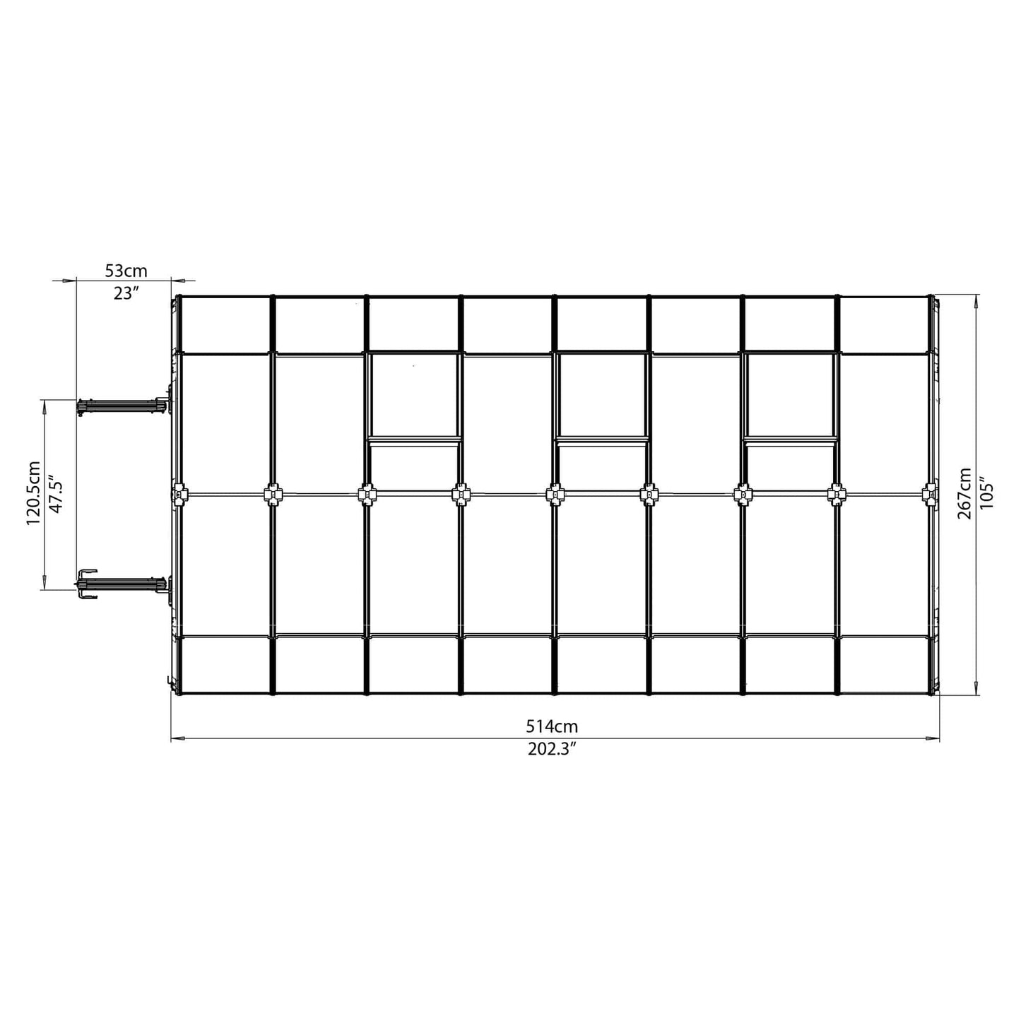 Palram - Canopia Grand Gardener Greenhouse - Clear - mygreenhousestore.com