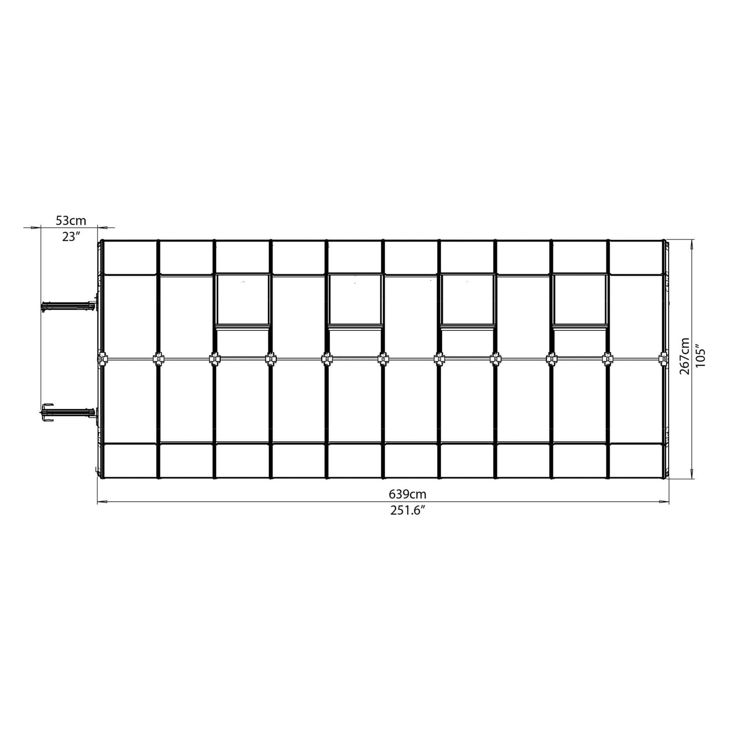 Palram - Canopia Grand Gardener Greenhouse - Clear - mygreenhousestore.com
