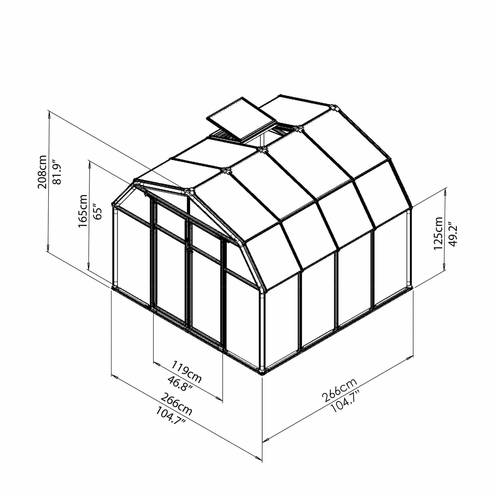 Palram - Canopia Hobby Gardener Greenhouse - mygreenhousestore.com