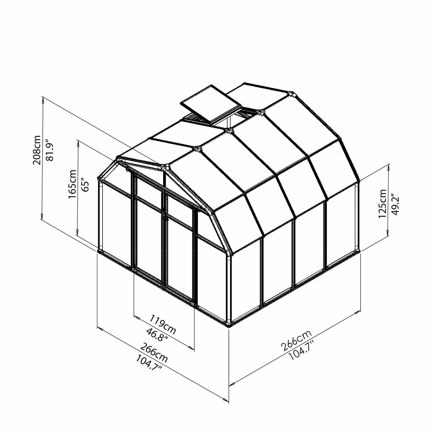 Palram - Canopia Hobby Gardener Greenhouse - mygreenhousestore.com