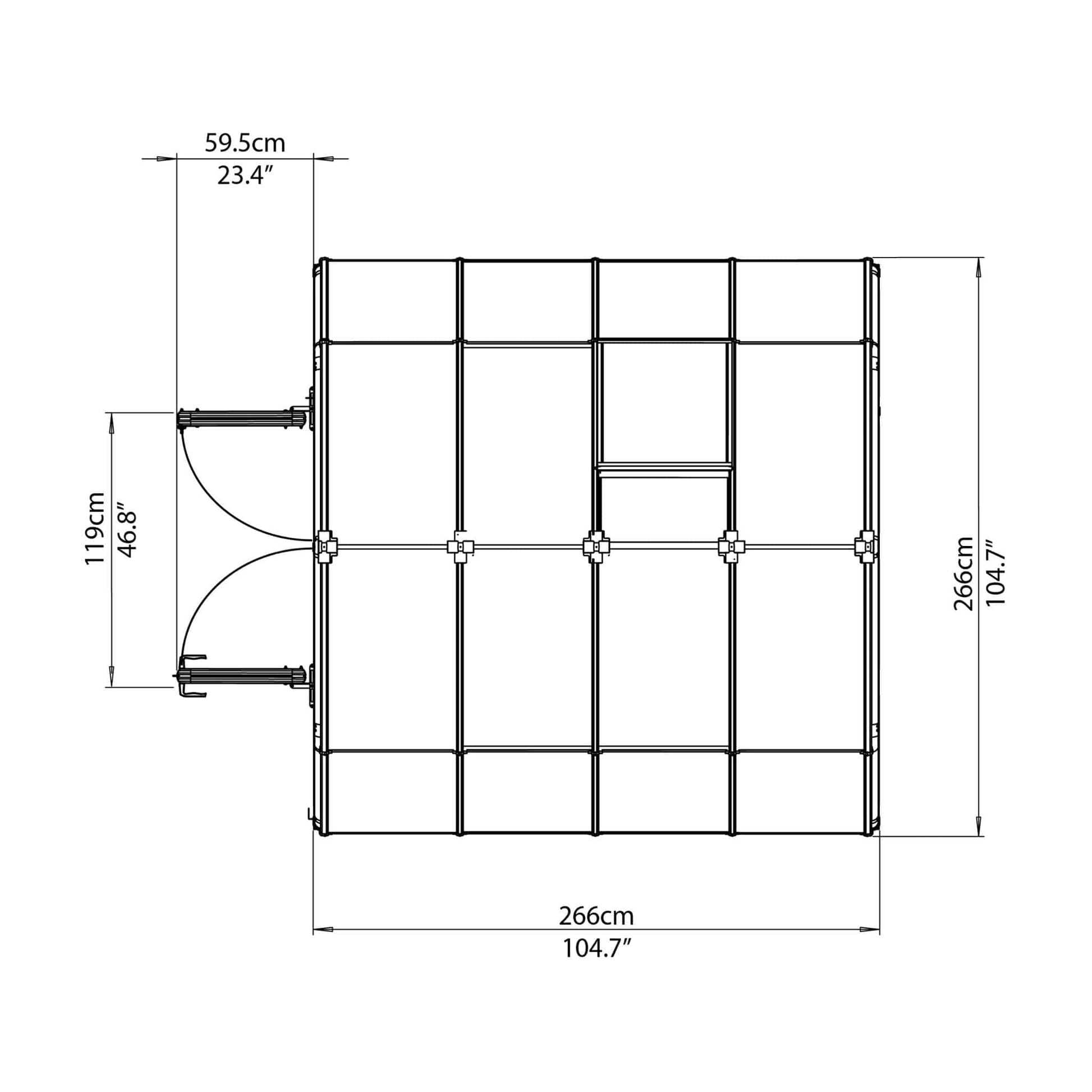 Palram - Canopia Hobby Gardener Greenhouse - mygreenhousestore.com